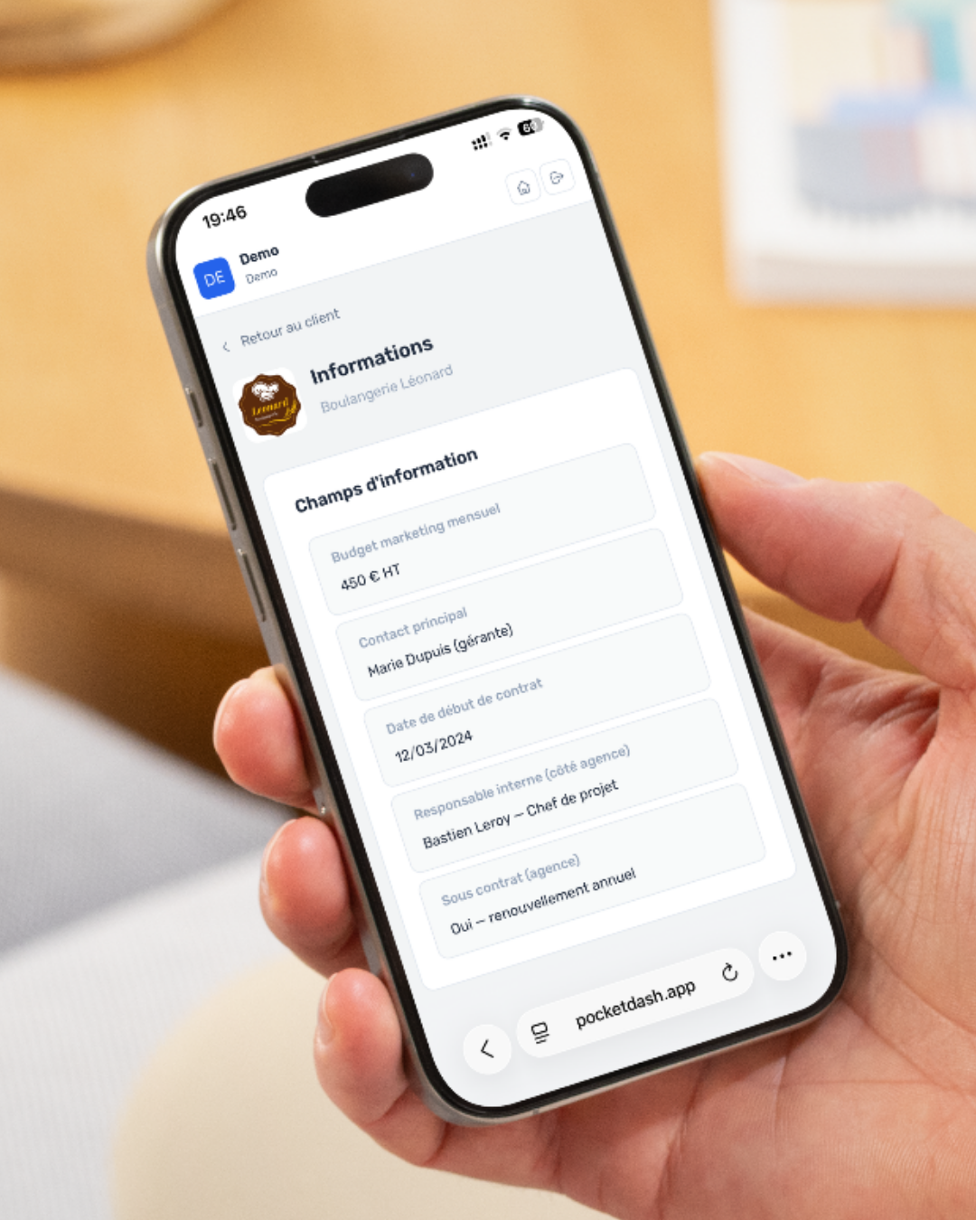Champs personnalisés
